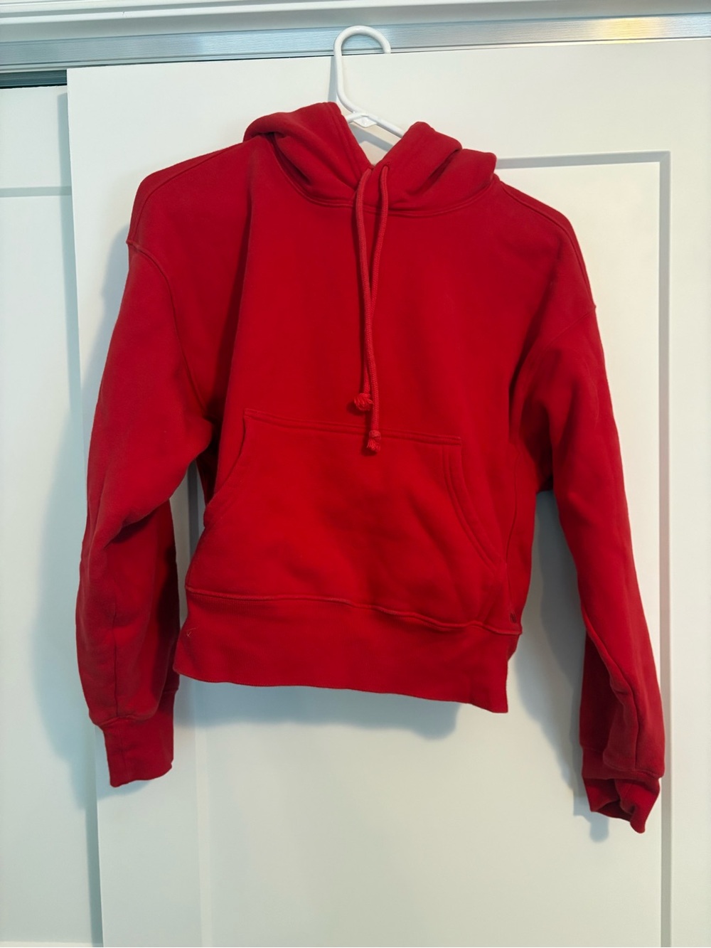 TNA Red Hooded Pullover Sweatshirt